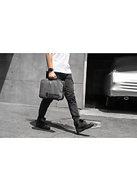 TÚI ĐEO CHÉO TOMTOC (USA) URBAN SHOULDER BAGS FOR ULTRABOOK 15″ GRAY (H14-E02G)