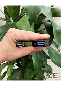 Cáp Chuyển HDMI to VGA MT-ViKi Hỗ Trợ Độ Phân Giải Full HD 1080P - Hàng Nhập Khẩu