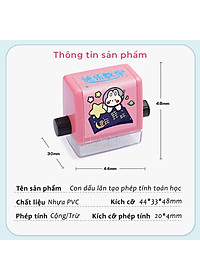 Con Lăn Tạo Phép Tính Cộng Trừ Cho Học Sinh Tiện Lợi Trong Phạm Vi 100 - Hàng Loại 1 - Chính Hãng MINIIN