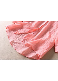 Áo đũi nữ Haint Boutique, Áo sơ mi nữ cổ V xinh phong cách vintage Sm99