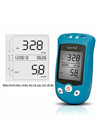 Hộp 50 que thử Axit Uric cho máy Sinocare Safe AQ UG + Tặng 50 kim chích máu