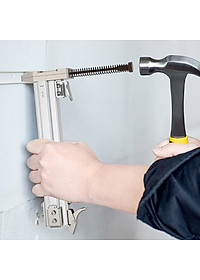 Dụng cụ hỗ trợ đóng đinh bê tông liên hoàn kèm 400 đinh ST18 (Có nút ấn tự nhả đầu búa-Loại tốt)