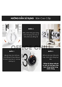 Đồng Hồ Để Bàn lật số cơ học Auto Flip Clock Retro Mac Setup Đồng hồ phong cách vintage cổ điển Sang Trọng chất liệu thép không gỉ