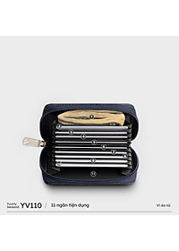 Ví Yuumy ( Thời trang nữ cầm tay nhiều ngăn - Ví da Seasand YV110 )