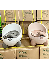 Ghế Bô Cho Bé Đi Vệ Sinh Có Tựa Lưng,Chân Đế Chống Trượt,Có Ngăn Chứa Dễ Tháo Lắp Cọ Rửa