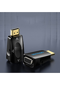 Đầu chuyển đổi HDMI to VGA có hỗ trợ cổng audio 3.5mm VENTION AIDB0 - Hàng chính hãng