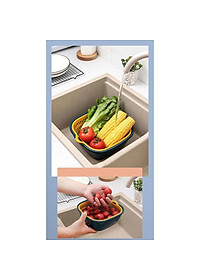 Sét 6 Rổ Chậu Nhựa PP Tiện Dụng Cho Nhà Bếp Hàng Loại 1