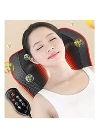 Gối Massage Cổ Vai Gáy Hồng Ngoại Đa Năng  20 Bi Cao Cấp, Bảo Hành 12 Tháng