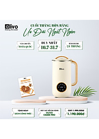[Hàng chính hãng] Máy Xay Nấu Đa Năng OLIVO CB400 PRO – Nhỏ Gọn Tiện Mang Theo – Đa Chức Năng – Cao Cấp – Chống Trào Tuyệt Đối
