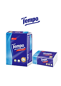 Combo 2 Lốc Khăn Giấy Gói Rút Tempo Không Mùi (Lốc 4 Gói)