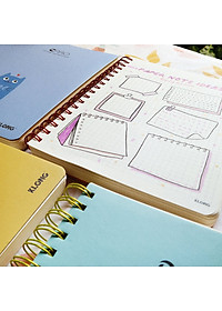 Sổ lò xo kép KLONG Caro B5 - 200 trang; MS: 297