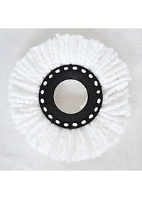 Bông Lau Nhà 360 Độ Sợi Microfiber Thấm Hút Nhanh, Màu Ngẫu Nhiên - Hàng chính hãng 