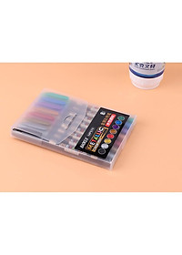 Set 8 Màu Bút lông Marker 2mm kim loại lấp lánh dựa trên nước ,Bút Nghệ Thuật Cho Học Sinh, BAOKE/MP570