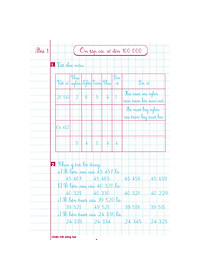 Luyện Tập Toán 4 Quyển 1 + Quyển 2 - Trình Bày Trên Giấy Ô Li (Bám Sát SGK Chân Trời Sáng Tạo)
