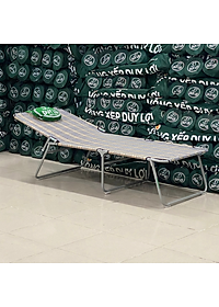 GHẾ - GIƯỜNG XẾP  DUY LỢI THÉP CHÂN DÀI (TẶNG 10 MÓC ÁO KÉP NHỰA CAO CẤP DUY LỢI)