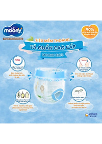 Combo 2 Gói Tã Quần Cao Cấp Moony Nhật Bản Bé Gái XL38 (38 Miếng)