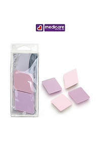 Bông phấn Basicare 1043B hình thoi 4 cái