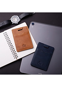 Ví nam da bò Lata (Thời trang nam đựng namecard - Ví da thật LVN77)