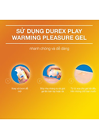 Gel bôi trơn Durex Play Warming 100ml / chai + Tặng bao cao su INNOVA Siêu gai
