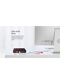 Bộ chia mạng Mercusys MS108G 8-Port 10/100/1000 Mbps - Hàng chính hãng
