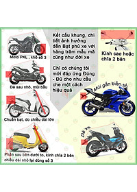 [Loại Lớn - Dày] Áo Bạt Phủ Trùm Xe Máy KhoNCC Che Mưa Nắng Dòng Xe Lớn SH 125 150i , Moto Z1000 - NQL-BPXMT-Z1K - Hàng Chính Hãng (Xanh Đen)