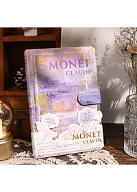 Sổ Tay Bìa cứng phong cách cổ điển,sổ nhật kí vintage chủ đề hội họa tranh Vangogh Lalunavn B188