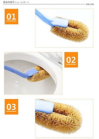 Chổi cọ rửa toilet, nhà vệ sinh Kokubo - Hàng nội địa Nhật Bản - Giao màu ngẫu nhiên