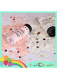 Ống phụt giấy Confetti Popper (màu ngẫu nhiên)