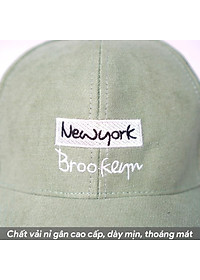 Mũ lưỡi trai ️ Nón kết thêu chữ Newyork phong cách Ulzzang form unisex nam nữ