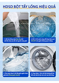 Hộp 260g Bột Tẩy Lồng Máy Giặt Hamart Vệ Sinh Sạch Diệt Nấm Mốc Vi Khuẩn Đa Năng Chất Lượng Cao
