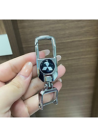 Móc chìa khóa xoay xe oto 360 - Móc xoay các mẫu có gắn logo hãng Huyndai,Kia, Honda, Mec, Mazda, Toyota, Lexus, BMW