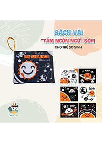 Sách vải Lalala baby kích thích thị giác cho bé sơ sinh 0 đến 12 tháng