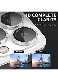 Kính Camera Titanium Dành Cho Iphone 15 Pro/ Iphone 15 Promax MIPOW KINGBULL TITANSHIELD PROTECTOR – Hàng Chính Hãng