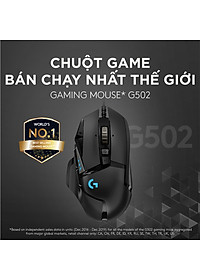 Chuột game hiệu suất cao Logitech G502 Hero RGB Lightsync - Hàng chính hãng
