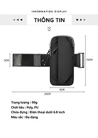 Túi Thể Thao Đa Năng CLEACCO Đựng Điện Thoại , Kháng Nước Nhiều Kiểu Đeo Phù Hợp Cho Nhiều Môn Thể Thao