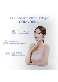 Bột Uống Collagen Gilaa Cao Cấp Kết Hợp Saffron - (60 gói x 2g)