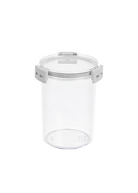 Hộp Đựng Thực Phẩm Khô Tròn Có Nắp Gài HOKORI - Hàng chính hãng 