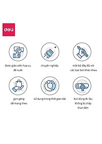 Bộ Dụng Cụ Vẽ Phác Thảo 27 Phụ Kiện Deli - Vẽ Mỹ Thuật - 1 Bộ - 58125