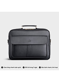 Cặp Công Sở Lata ( Thời trang nam basic đựng vừa laptop 14 inch - Cặp da CA43 )