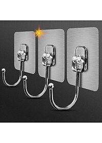 Móc Dán Tường Treo Đồ Đa Năng KUNBE Thiết Kế Móc Dạng Lưỡi Câu To Chắc Chắc