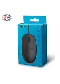 Chuột có dây Rapoo N100 - Đen - Hàng Chính Hãng