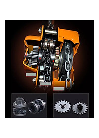 Palang Xích Kéo Tay ABG 2T-5M - Pa Lăng Dùng Xích Loại 2 Tấn, Xích Ba Lăng Dài 5 Mét Kéo Tay - Hàng Chính Hãng