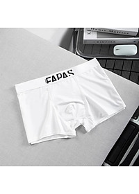 Quần lót nam, quần boxer nam họa tiết in chữ chất thun lạnh mềm mịn siêu mát thấm hút mồ hôi - Fapfas 2.0