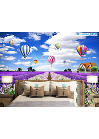 Tranh dán tường khinh khí cầu PC47
