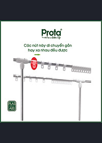 Bộ 30 nút chống dồn đồ cho giàn phơi Prota ống đường kính 22-27mm