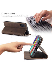 Bao da dạng ví dành cho Samsung Galaxy A51 hiệu caseme chống sốc chống va đập bụi bẩn, có ngăn đựng tiền, đựng thẻ tiện dụng - Hàng chính hãng