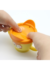 Đũa Inox xỏ ngón Hàn Quốc giúp bé tập gắp thức ăn Edison hình Pororo - Đồ dùng ăn dặm chính hãng 9644