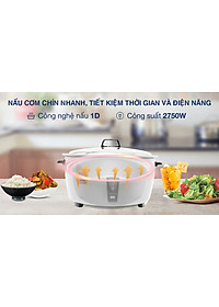 Nồi Cơm Điện Nắp Rời Sharp KSH-D1010V (10L) - Hàng chính hãng