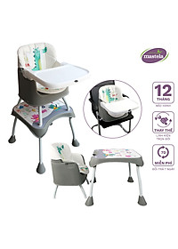 Ghế ăn dặm đa năng 3 in 1 cho bé Mastela 1016 - ghế ăn cao, ghế ăn thấp, bàn ghế tập vẽ thông minh cho bé từ 6 tháng