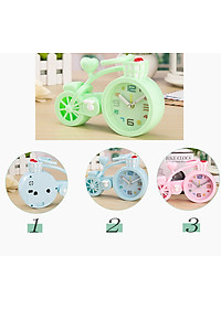 Đồng hồ để bàn hình xe đạp dễ thương thích hợp trang trí , làm quà tặng ý nghĩa - Hàng chính hãng 